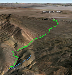 Amargosa Overlook Hike (green)