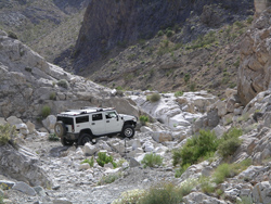 Another H2 about to ascend Stone Canyon