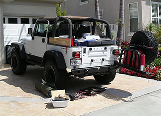 Morrie's Jeep at Joey's