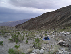 Camp at Lemoigne Canyon