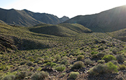 Upper Echo Canyon hills