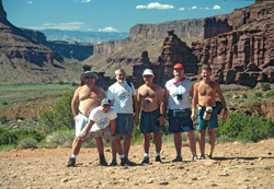 Group at Fisher Towers